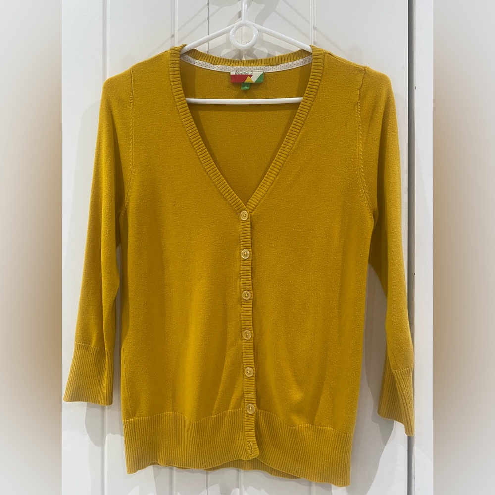 Fervour mustard cardigan